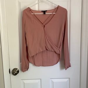 Pink Forever 21 Blouse